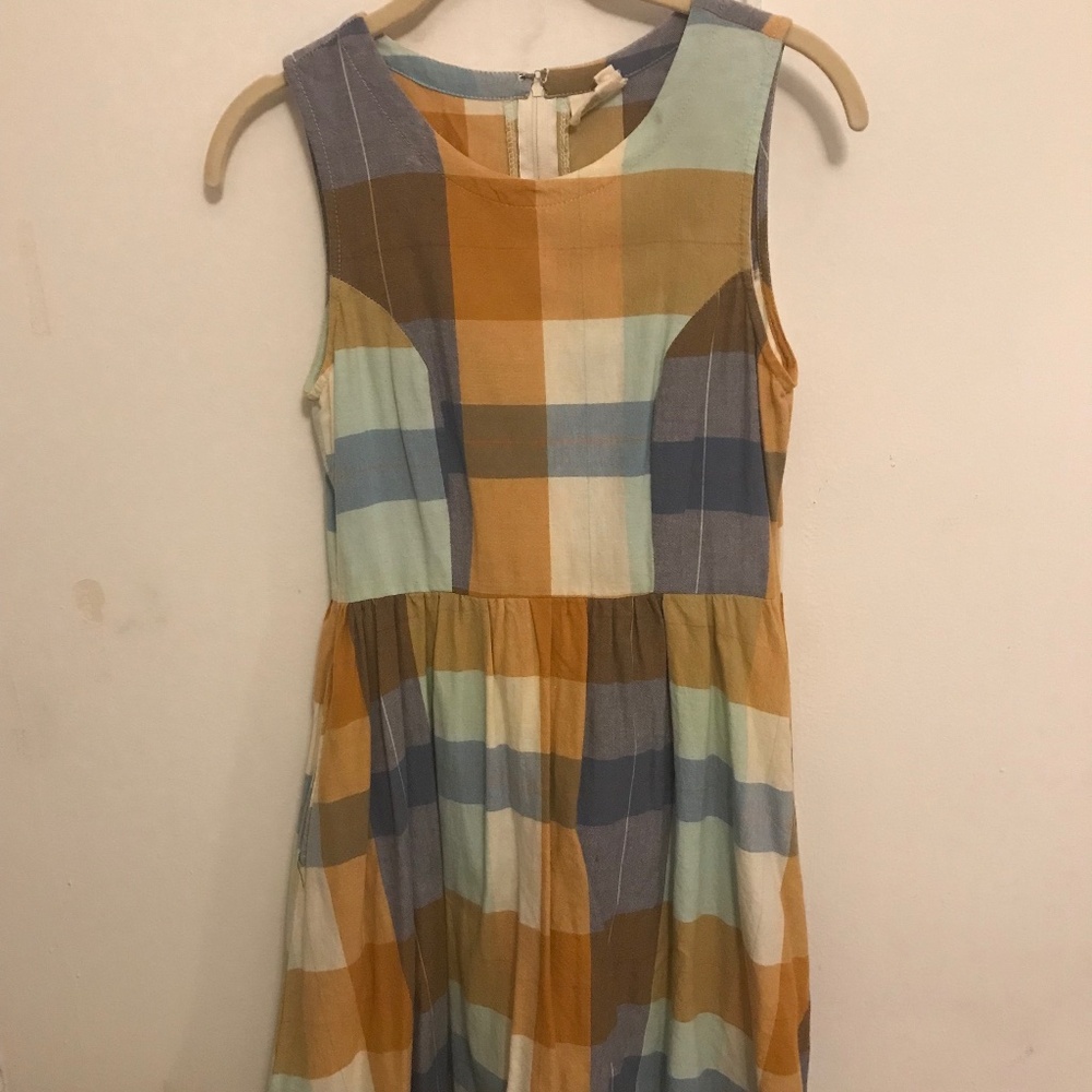 Plaid Mata Traders Dress Size X Small